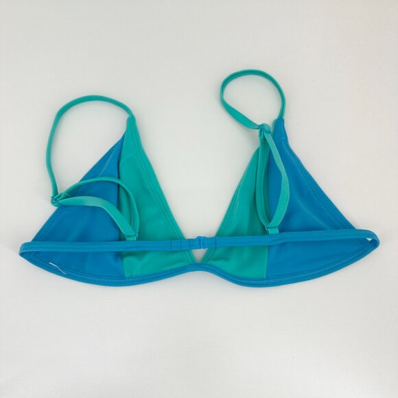 Parade Blue Crush Bikini Womens Small Blue High Waist Color Block Triangle - Picture 8 of 11